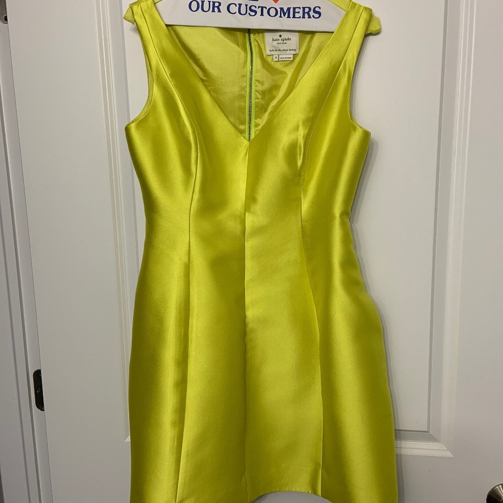 Kate Spade - Size 4 -Jolt of Citron Dress